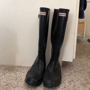 Tall Black Hunter boots